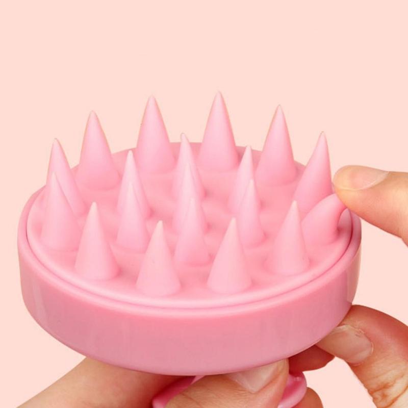 Portable Soft Hair Washing Brush, Handheld Silicone Scalp Massage Comb, Home Bathroom Supplies for Women & Men