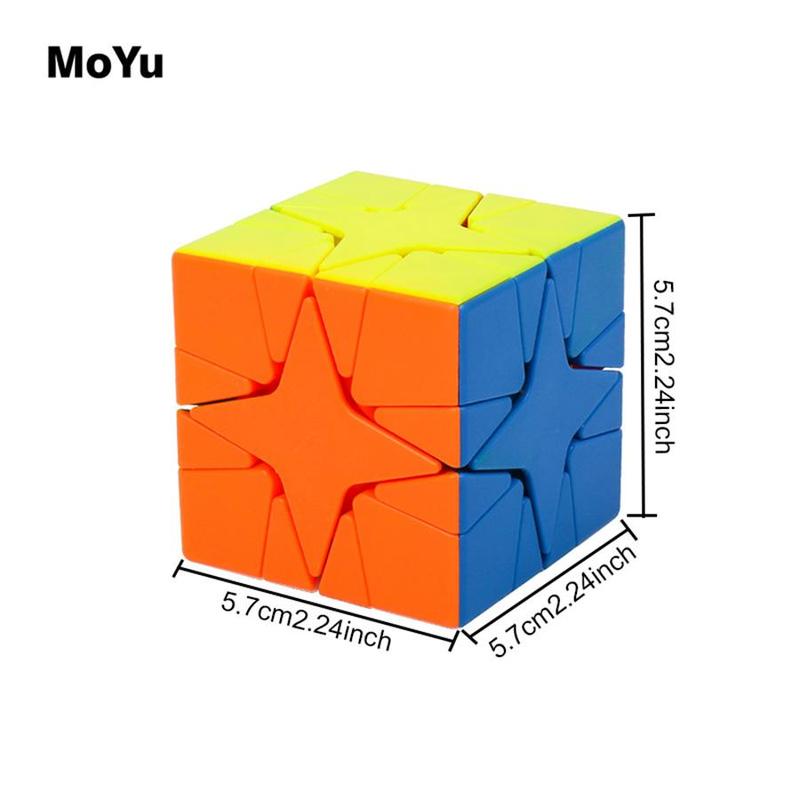 Polaris Speed Cube, 1 Count Stickerless Speed Cube, Magic Cube Twist Puzzle Brain Teaser Speed Cube, Intelligence Educational Puzzle Toy for Kids