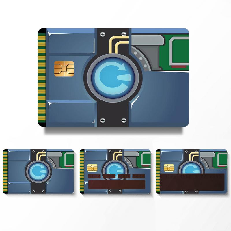 Reboot Card Fortnit Design Credit Card Skin Sticker - Sleek and Durable Card Cover for Modern Personalization