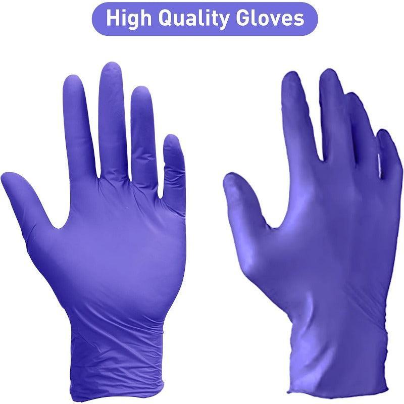 Nitrile Gloves, Disposable Cleaning Gloves,Powder Free, Latex Free,Non-Sterile Protective Gloves