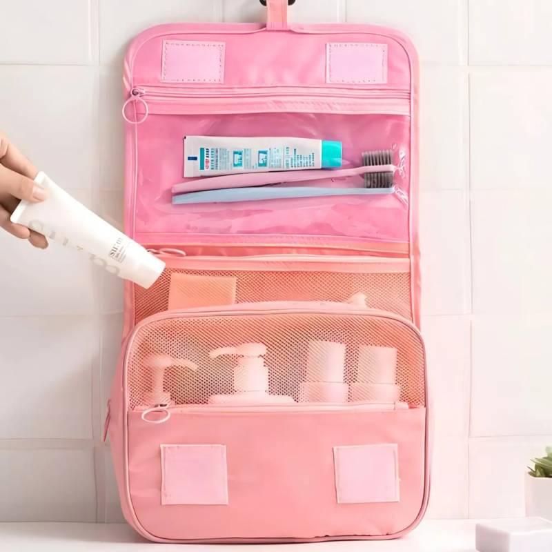 Hanging Toiletry Bag, Portable Travel Makeup Organizer, Cosmetic Storage Bag, Makeup Bag, Room Organizer, Hangable Skincare Organizer, Summer Gifts, Travel Essentials Items, Travel Accessories, Travel Bag, Men Gifts