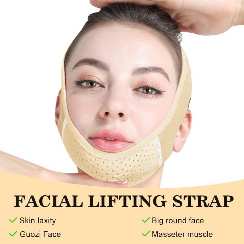 Skin Care Gifts, V-shaped Face Lifting Bandage, Facial Lifting Strap, Chin Facial Lifting Tool for Women