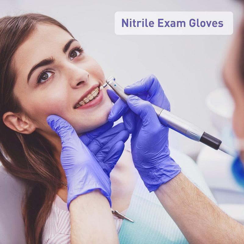 Nitrile Gloves, Disposable Cleaning Gloves,Powder Free, Latex Free,Non-Sterile Protective Gloves