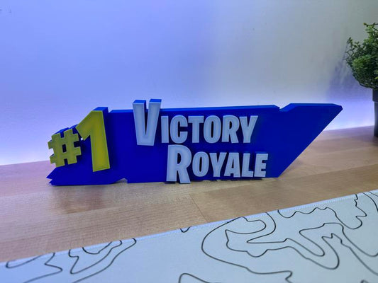 MASSIVE! Fort Victory Royale inspired - Medallion Co. - Game Hero Title - Gag Gift - Gift for Gamers - Fort Victory Plate