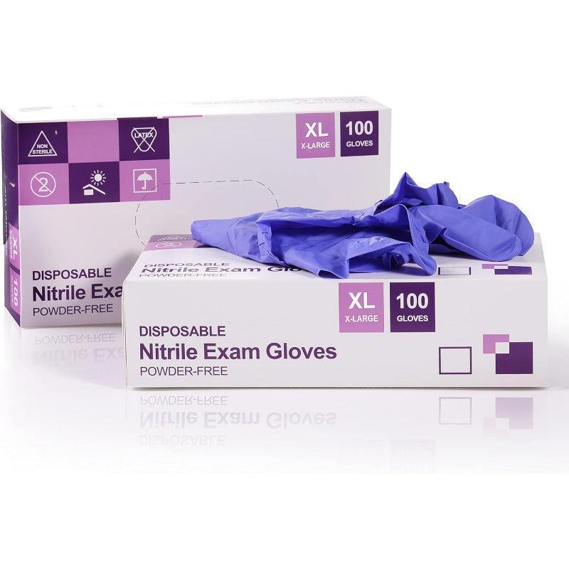 Nitrile Gloves, Disposable Cleaning Gloves,Powder Free, Latex Free,Non-Sterile Protective Gloves