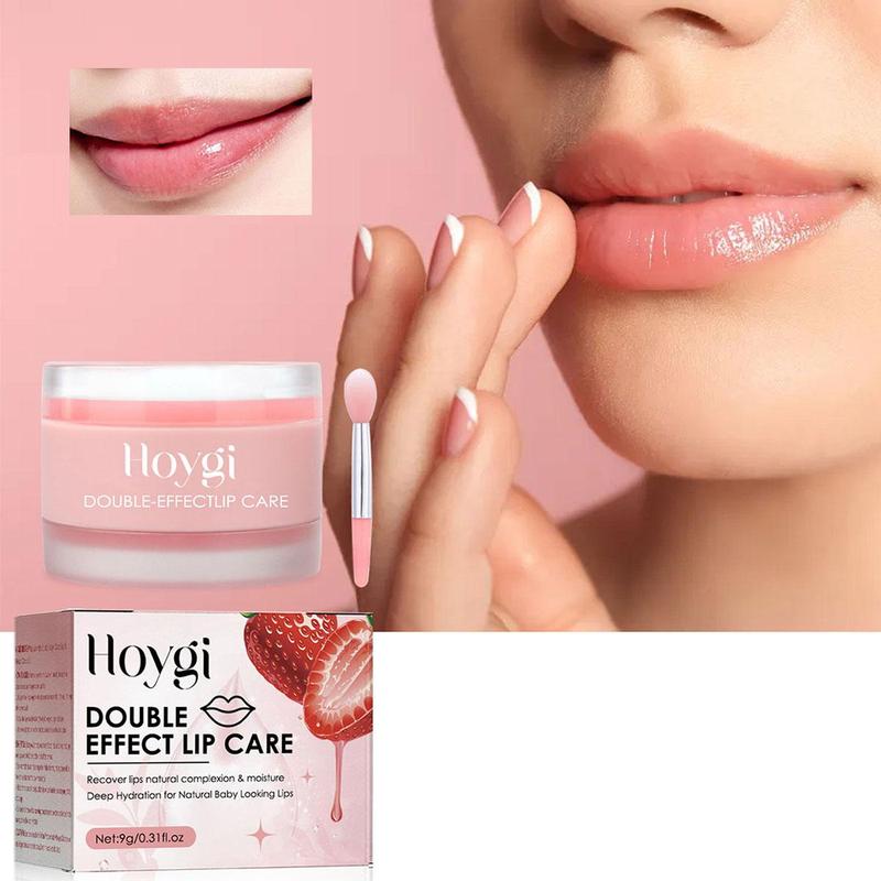 Double Effect Moisturizing Lip Care, Hydrating Lip Balm, Lip Moisturizer, Suitable for All Occasions Lip Makeup, Daily Skincare Products