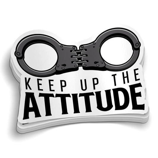 Keep Up The Attitude Sticker