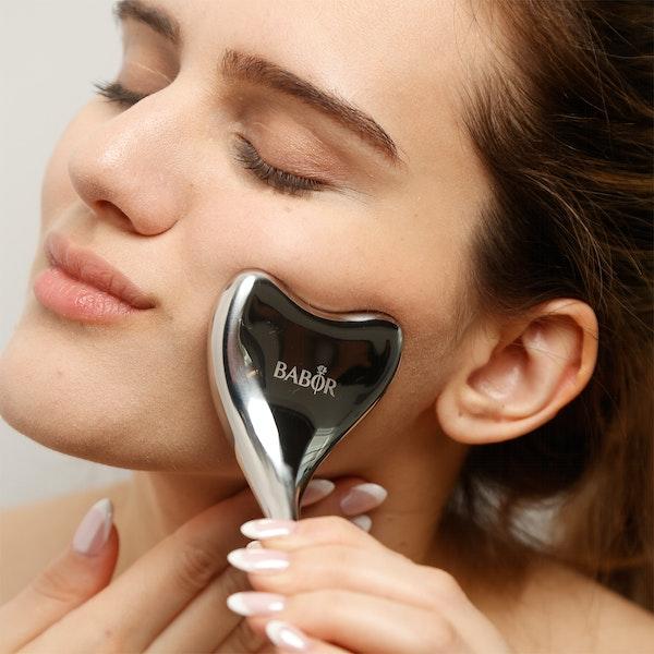 BABOR Cryo-Sculpt Gua Sha Reduce Puffiness, Firm, and Tighten Skin, Skincare Tools, Face and Eyes Massage, Beauty Tool