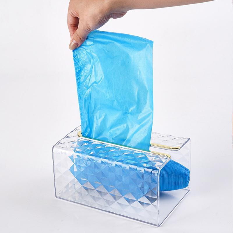 50pcs Disposable Shoe Cover, Waterproof Plastic Shoe Cover, Household Indoor Shoe Dust Cover