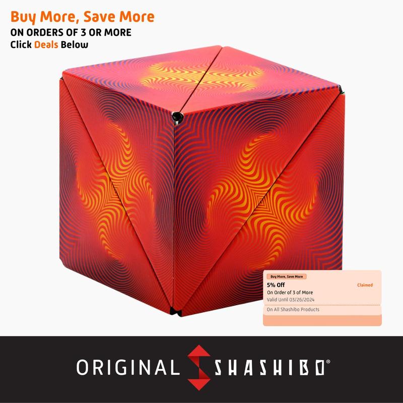 SHASHIBO Magnetic Puzzle Cubes Original Series