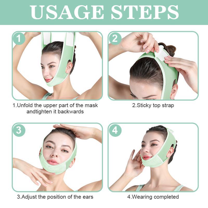 V-shaped Face Lifting Bandage, Facial Lifting Strap, Chin Facial Lifting Tool for Women