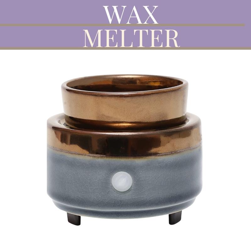 Wax Melter Warmer Candle Warmer & Candle Holder  Brown Pink Blue Tan Wax Melter Warmer for Wax Melts  Aroma Fragrance