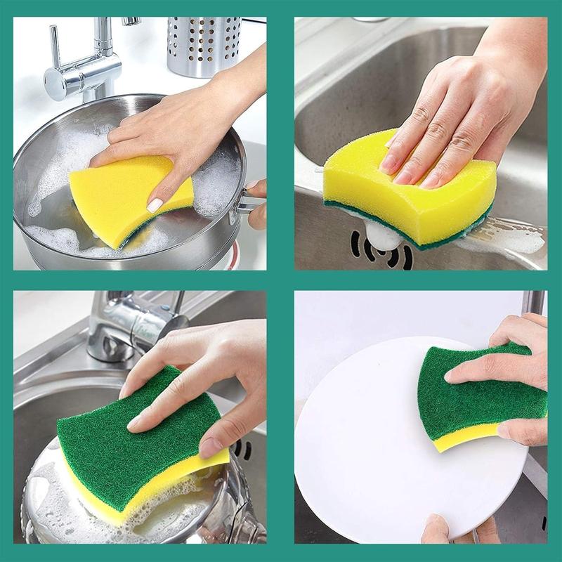 Kitchen Cleaning Sponges,24 Pack for Dish,Scrub Sponges