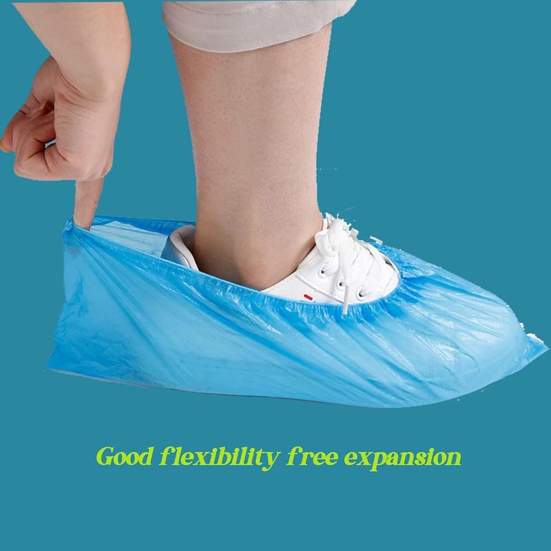 Shoe Covers Disposable Non Slip - Booties for Shoes Covers Waterproof - Disposable Shoe Covers Plastic - Boot Covers Disposable for Indoors