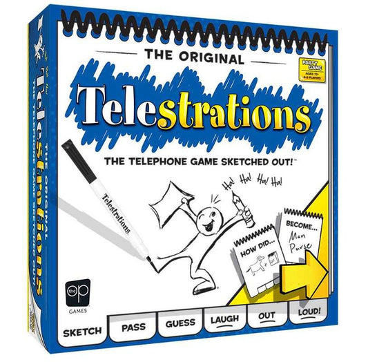 Telestrations 8 Player: The Original - Laugh Out Loud Drawing Game, Drawing Skills NOT Required