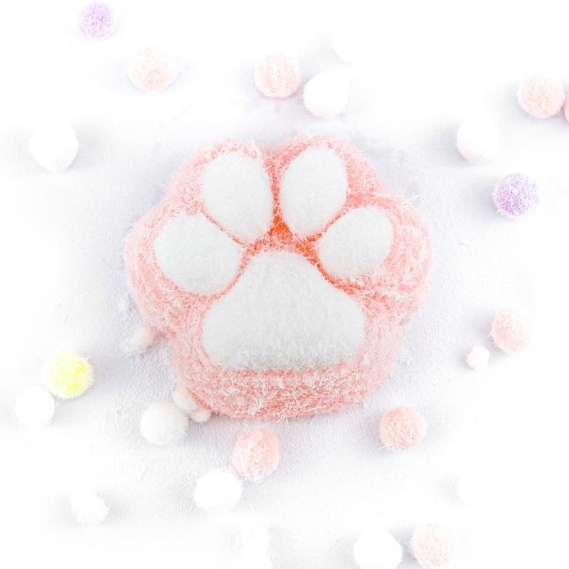 [New Arrival ] Blue & Pink 2 Pack Taba Squishy Cat Paw Stress Relief toy Fidget toy Novelty Gifts For Kids And Adult Handmade Gift ricecakesquishy stressball glassslime ogslimes relax toy crunch slime silent fidgettoys