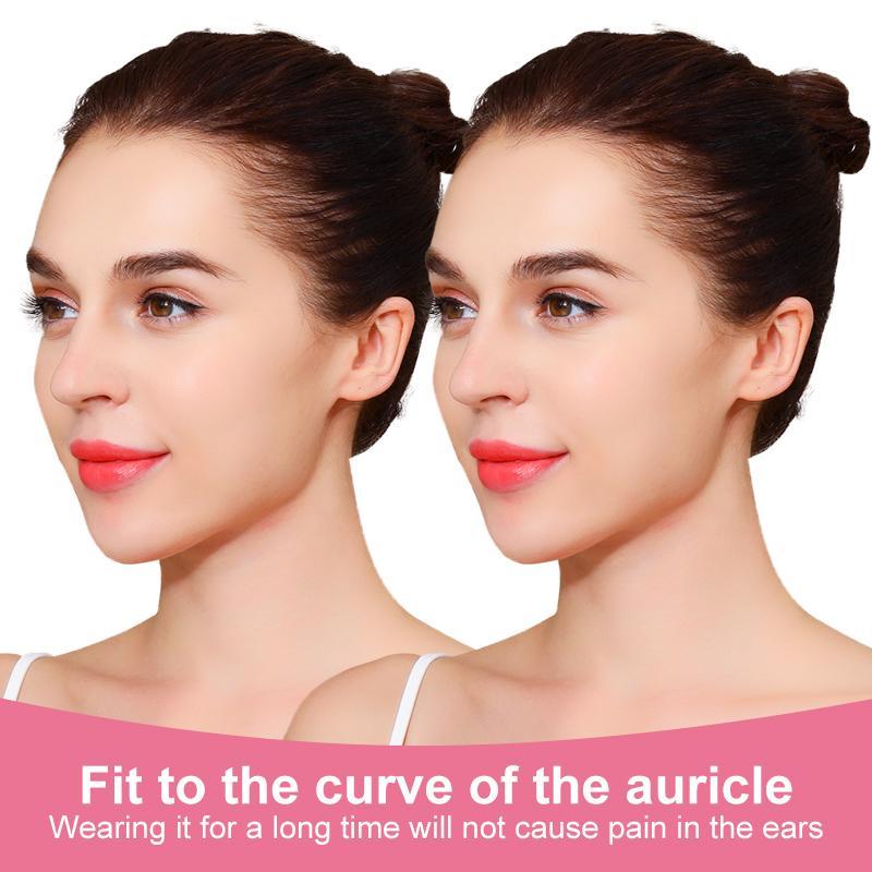 Clear Invisible Reusable Harmless?Ear Patches, 30pcs Ultra-thin Long Lasting Soft Silicone Ear Support Patches, Comfort Skincare Tools