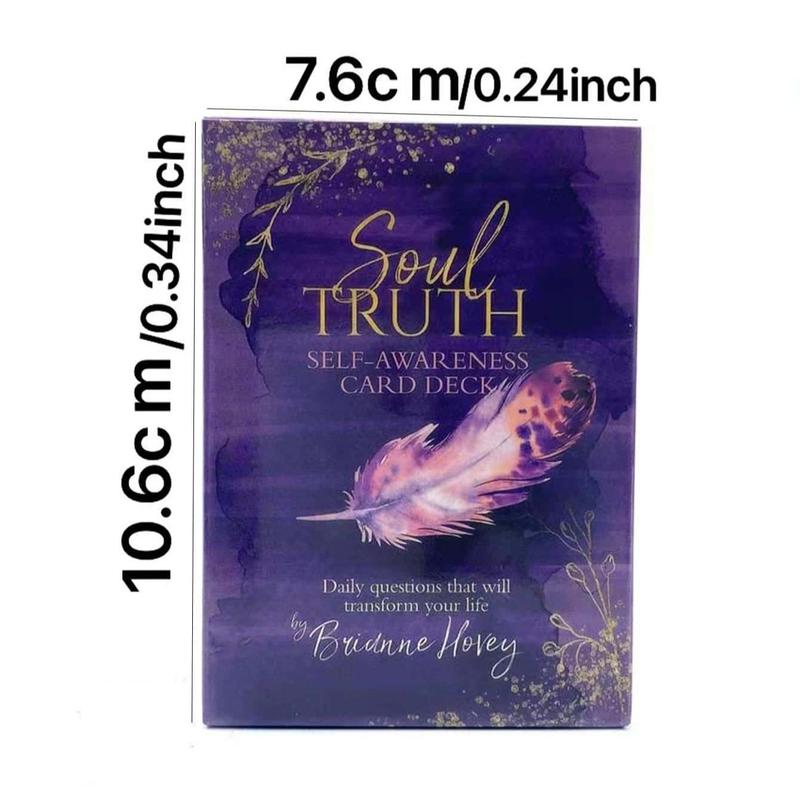 Soul Truth Oracle Tarot Card Set?(56pcs), Tabletop Game Card, Stress Relief Game Card, Party Game Card, Gift For Friends