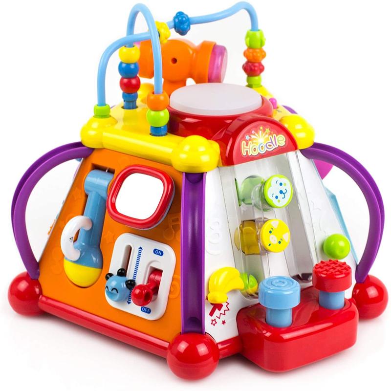 Toysery Baby Activity Center - Toddler Kids Learning & Skill Development Cube with Lights & Music. Enhance Skill Development with a 15 in 1 Game Functions Toy