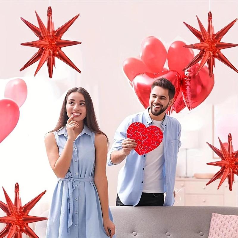 Spike Shaped Balloon, 5pcs Conical Film Balloon, Decoration Balloon for Party Wedding Anniversary