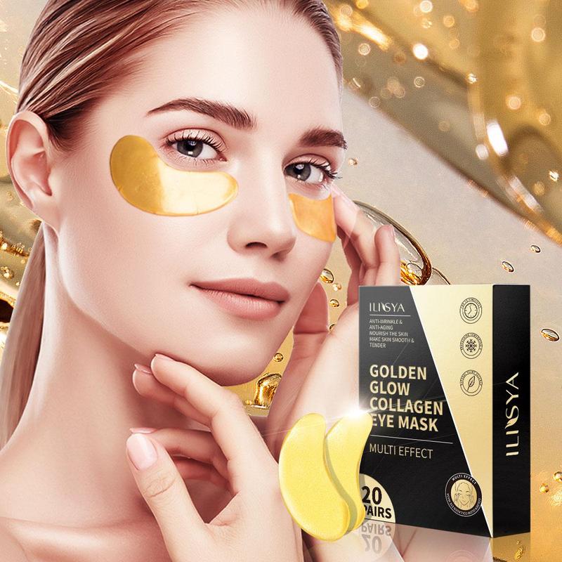 Collagen Eye Mask,Hydrating Eye Care Mask for Dark Circles, Puffiness, Under Eye Bags, Moisturizing Eye Mask for Women & Men