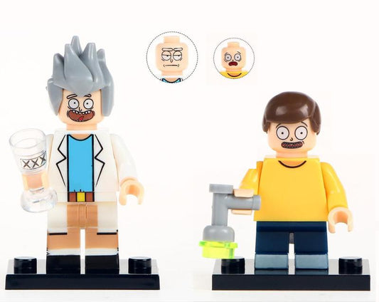 Custom Pop Culture Minifigures Rick and Morty