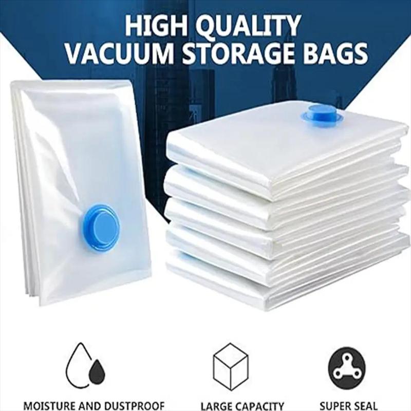 Vacuum Storage Bag with Electric Pump, 7counts/set Vacuum Clothes Sealed Storage Bag, Large Item Storage Bag, Clothes Storage Bag, Home Organizer, Summer for Gift, Halloween Gift