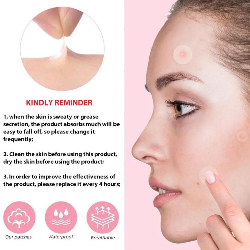 Round Acne Cover Sticker, Invisible Acne Cover Patches, Acne Spot Covering Sticker, Facial Skincare Tools for Daily Use