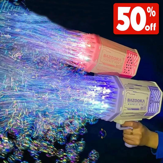 [50%OFF]  Summer Sale,Bubble Machine Gun ,FOR SUMMER,Kids Toys,  Bubble Gun with Colorful Lights and Thousands Bubbles, Outdoor Toy Birthday Party Favors Gifts for Boys Girls Age  4 5 6 7 8 9 10 11 12 13Years Old