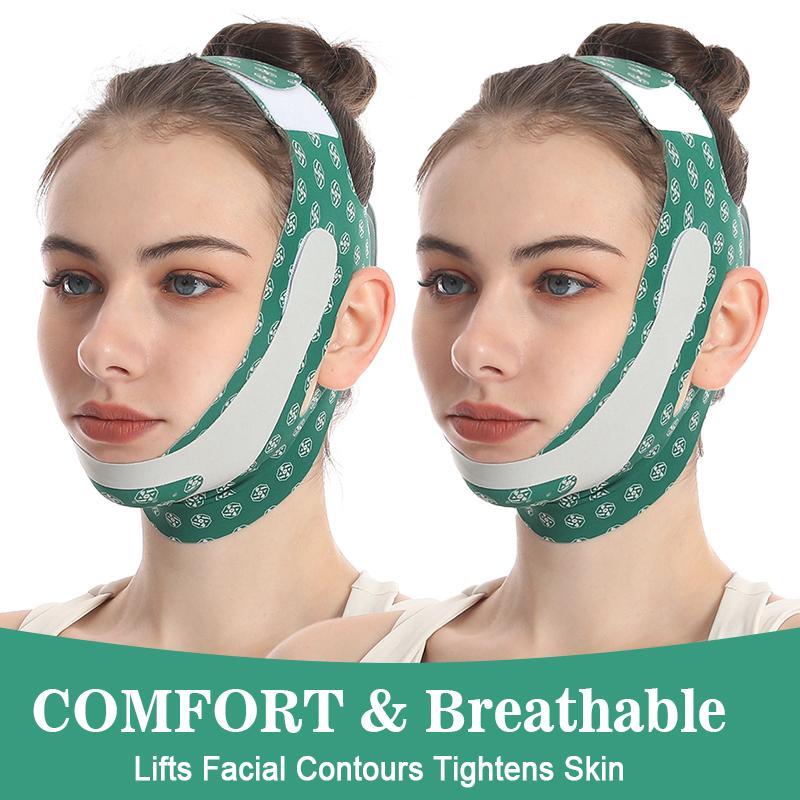 Comfort Double Chin Lift Face Mask, Summer Gifts, Reusable V-Shaped Face Lifting Bandage, Breathable Face Lifting Tool, Skin Care Products