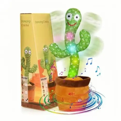 Interactive Talking Dancing CactusToy,Dog Toy,Pet products,WriggleSinging Mimicking Cactus,Repeat WhatYou SaySing,Dance,Recording,TalkTwister Toy Electric Plush Doll Toy