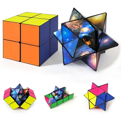 Toys for Boys Age 6-12 Birthday Gifts for 6 7 8 9 10 Year Old Boy Girls, Fidget Toys Infinity Cubes for Kids 8-12 Cool Fun Magic Cube for Boys Ages 10-12 Years Old Gift Ideas for Teen