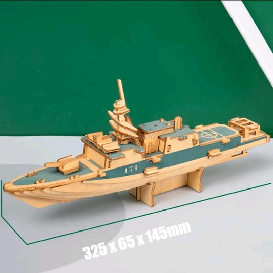 Special Gift puzzle 3D Missile Destroyer Ship for decor home holiday DIY 3D special home decor Wooden Puzzle diy gifts decor Missile Destroyer ship