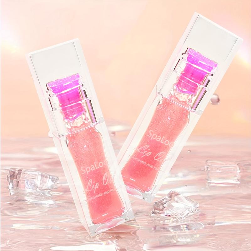 Color Changing Lip Oil by SpaLoo Cosmetics Moisturizing Easy Lip Plumping Oil Doodle Lip Oil Lip Plumping Lipstick Oil Volumizing Long Lasting Replenishing Nourishing Water-resistant Smooth Hydrate Lightweight