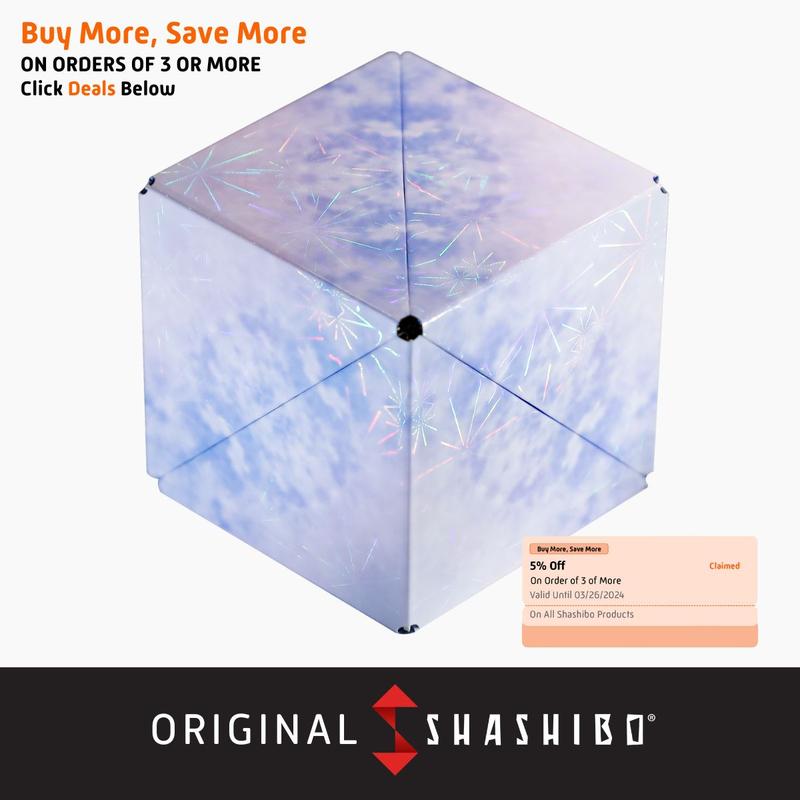 Holographic 2.0 Series - Shashibo Magnetic Puzzle Cubes (4 Styles)