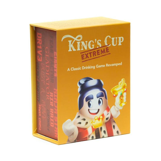 King's Cup Extreme: Drinking Party Card Game 120 Waterproof Cards for Game Night drinking cards drinkingcardgames s