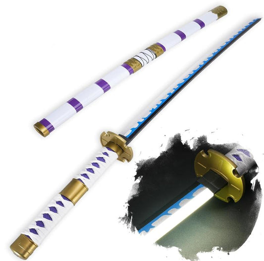 Light Up Roronoa Zoro Anime Prop Sword Nidai Kitetsu - 40 inches Rechargeable