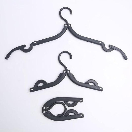 Foldable Hanger, 12pcs/set Portable Travel Hanger, Retractable Travel Hanger, Multifunctional Hanger for Home & Travel