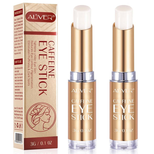 Aliver Caffeine Eye Stick, Comfort Skin Care Caffeine Eye Care Cream (3g/0.10z)