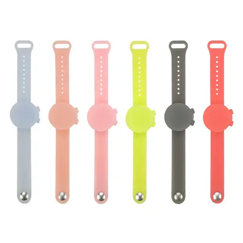 Outdooor Silicone Wristband Hand Sanitizer Disinfectant Bracelet Bottle Unisex Waterproof