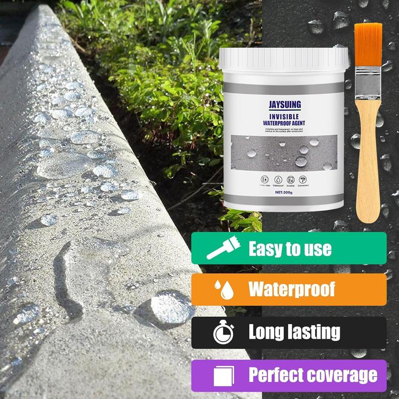 JAYSUING 2024NEW Invisible Waterproof Agent, Waterproof sealant, Used for Cracks and leaks, Super Strong Waterproof Sealing Coating