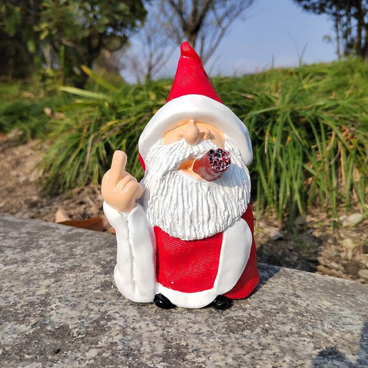 Old Man Gnome Resin Dwarf Statue Garden Ornament Christmas Decoration Halloween