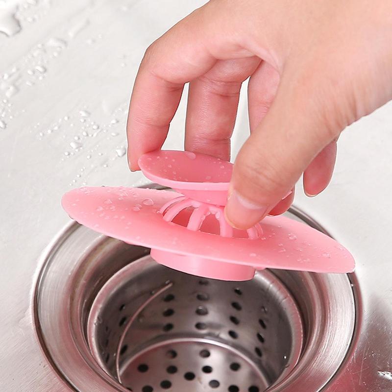 Bathtub Sink Stopper, 2pcs Bathtub Drain Hair Catcher, Shower Drain Cover, Stopper Suitable for Bathtubs and Floor Drains