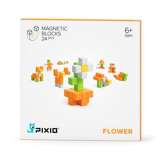 PIXIO Flower - 24 Magnetic Blocks, magic cubes