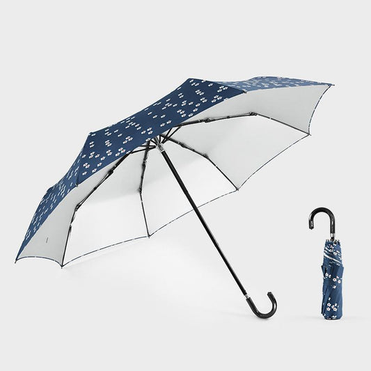 Portable Folding Umbrella, 1 Count 3-ribs Folding Umbrella, Foldable Umbrella for Outdoor, Sun and Rain Use, Fathers Day Gifts From Daughter, Summer Gift Ideas