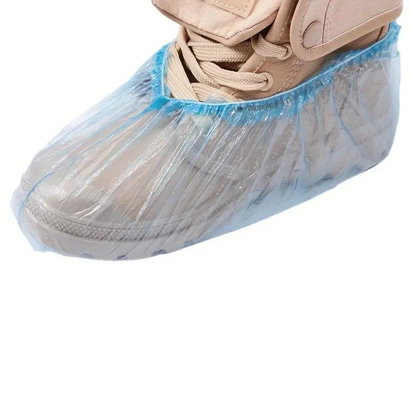 Disposable Shoe Cover (100pcs), Thickened Shoe Cover, Household Shoe Cover for Indoor Outdoor Use