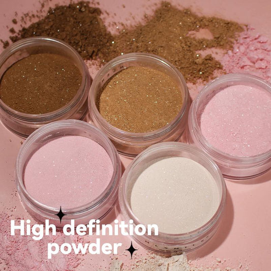 Diamond Glow Powder, ,Instant Beauty, Staggering Beauty,Beauty Kits,Oil Control Loose Powder,Water Proof Long-lasting ,Valentine's Day gift