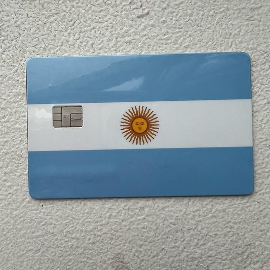 Debit card sticker Argentina; etiqueta de tarjeta de d¨¦bito