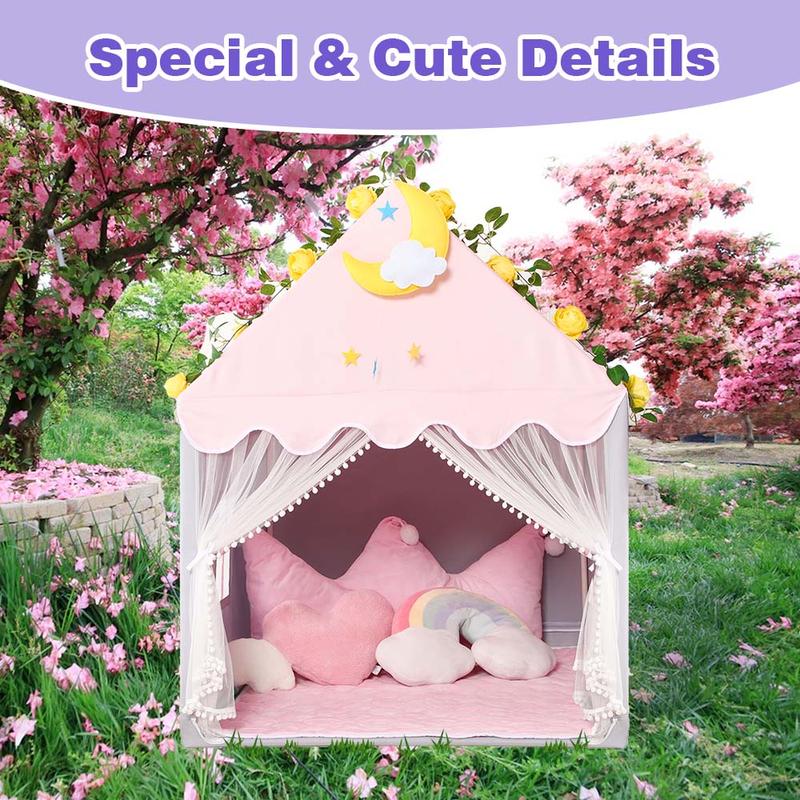 Enchanting Princess Playhouse Tent - Perfect for Indoor Fun and Imaginative Play for Kids