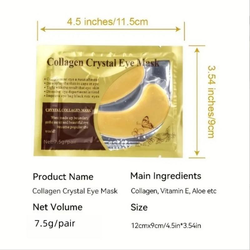 Collagen Crystal Eye Mask, 5 Counts/10pcs?Eye Care Product For Supplementing Eye Nutrition & Downplaying Fine Lines Around The Eyes